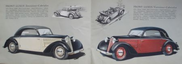 DKW Front Modelprogram 1939 Carbrochure (6623)